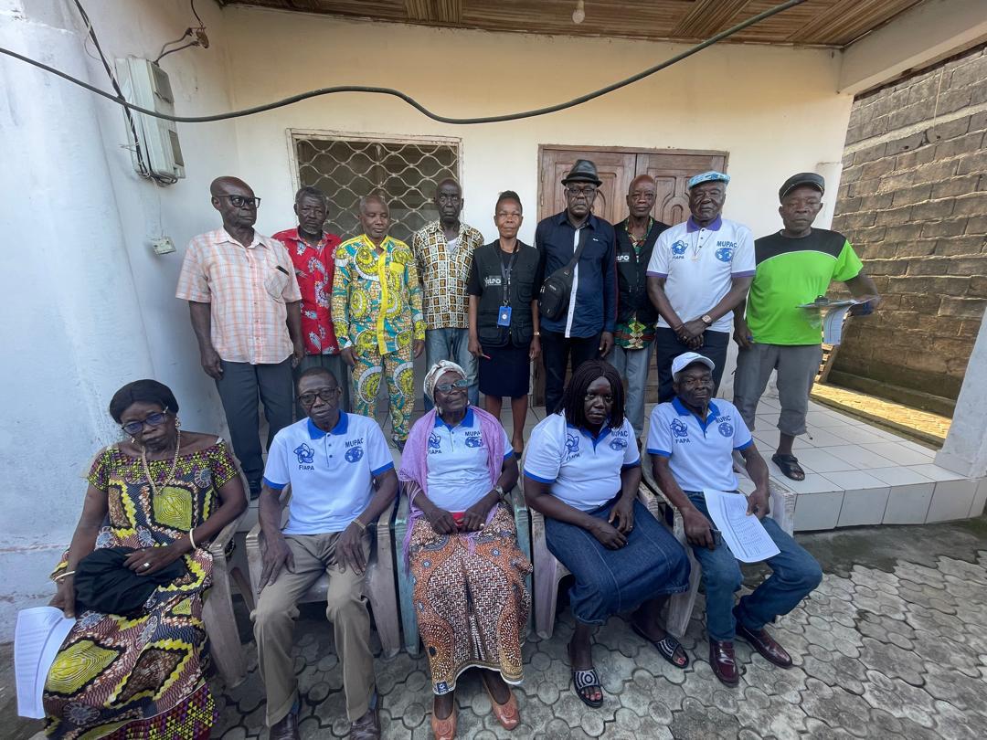 Sensibilisation sur le vieillissement : ALPC échange avec les personnes âgées de la MUPAC à Madiba Géni-Militaire