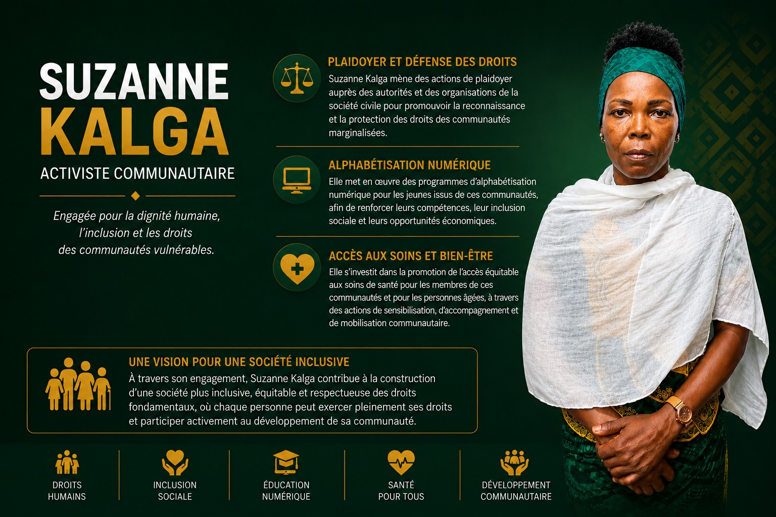 Suzanne Kalga représente l’ALPC dans une formation internationale d’experts en droits humain